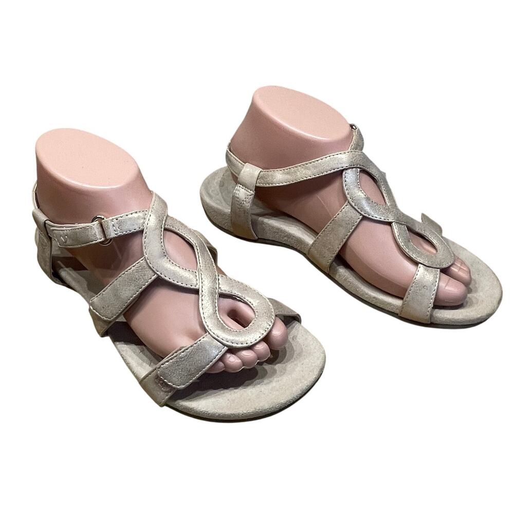 Vionic Jodie Sandal Shimmer Tan Women's Size 8 TVW5391 Excellent Used Condition